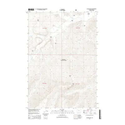 2015 Map of Elkhorn Peak, 2015 Print
