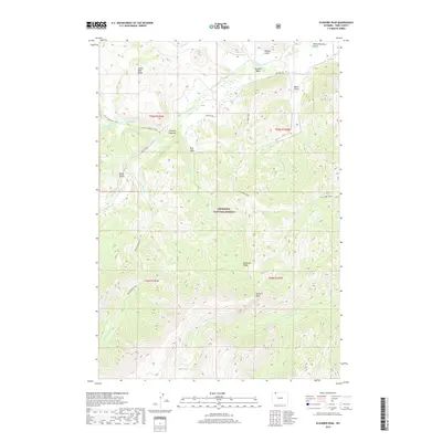 2017 Map of Elkhorn Peak, 2017 Print