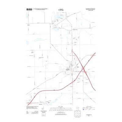 2013 Map of Elkhorn, 2013 Print