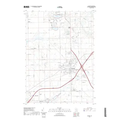 2018 Map of Elkhorn, 2018 Print