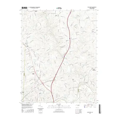 2016 Map of Elkin North, 2016 Print