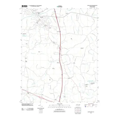 2010 Map of Elkin South, 2010 Print