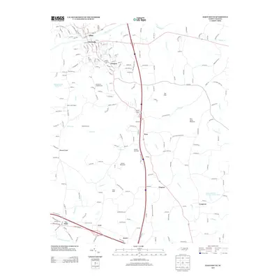 2013 Map of Elkin South, 2013 Print