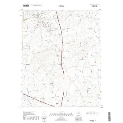 2019 Map of Elkin South, 2019 Print