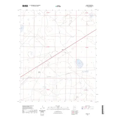 2023 Map of Elkins, 2023 Print