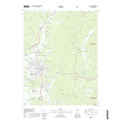 2019 Map of Elkins, 2019 Print