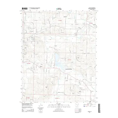 2014 Map of Elkins, 2014 Print