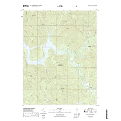 2019 Map of Elkinsville, 2019 Print