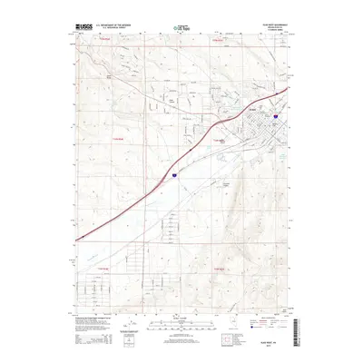 2015 Map of Elko West, 2015 Print