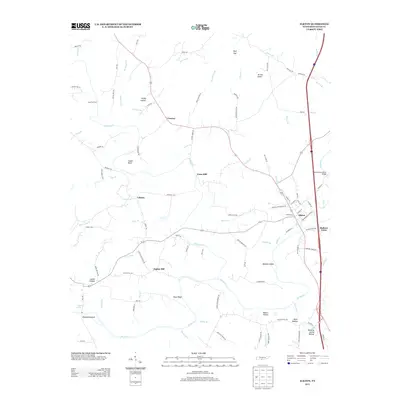 2013 Map of Elkton, 2013 Print