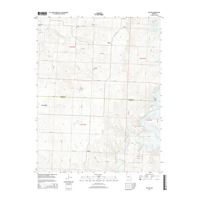 2015 Map of Elkton, 2015 Print