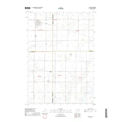 2017 Map of Elkton, 2017 Print