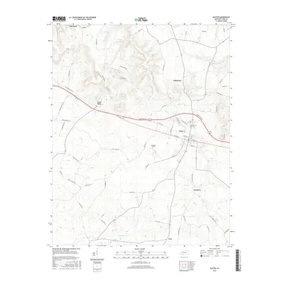 2016 Map of Elkton, 2016 Print