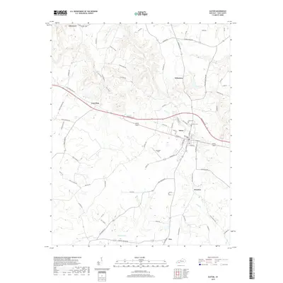 2019 Map of Elkton, 2019 Print