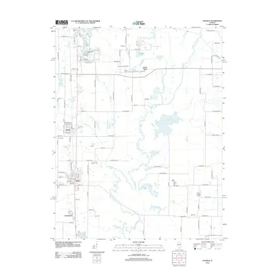 2012 Map of Elkville, 2012 Print