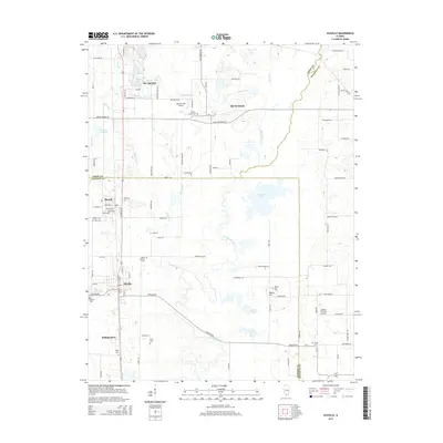2015 Map of Elkville, 2015 Print
