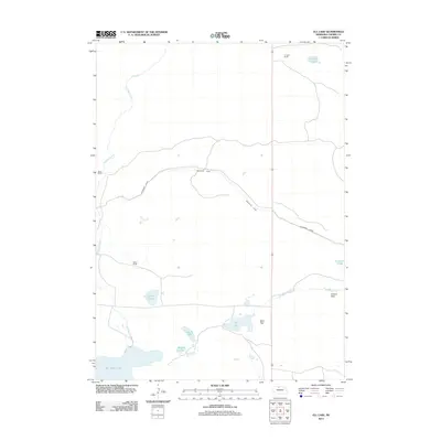 2011 Map of Ell Lake, 2011 Print