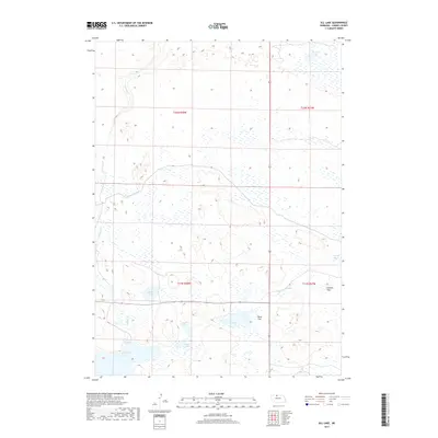 2017 Map of Ell Lake, 2017 Print
