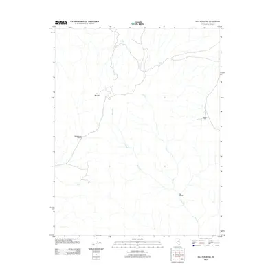 2012 Map of Ella Mountain, 2012 Print