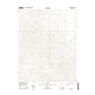 2014 Map of Ella Mountain, 2014 Print