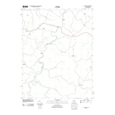 2011 Map of Ellamore, 2011 Print