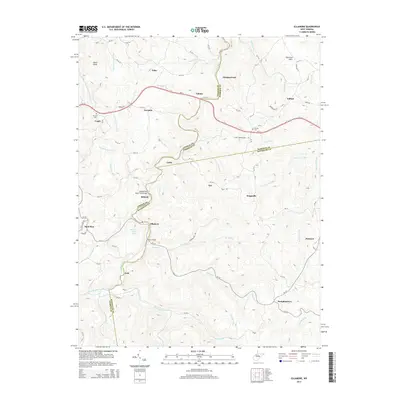 2014 Map of Ellamore, 2014 Print