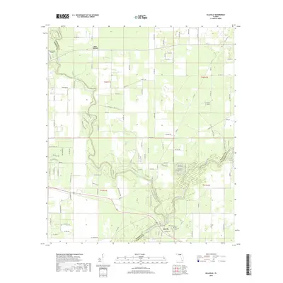 2018 Map of Ellaville, 2018 Print