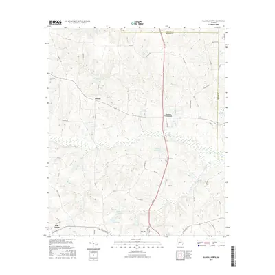 2017 Map of Ellaville North, 2017 Print