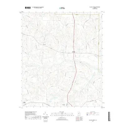 2020 Map of Ellaville North, 2020 Print