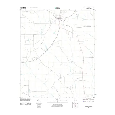 2011 Map of Ellaville South, 2011 Print