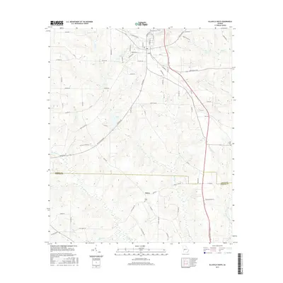 2017 Map of Ellaville South, 2017 Print