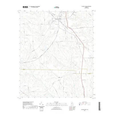 2020 Map of Ellaville South, 2020 Print