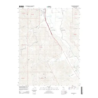 2015 Map of Elledge Peak, 2015 Print
