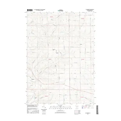 2016 Map of Ellenboro, 2016 Print