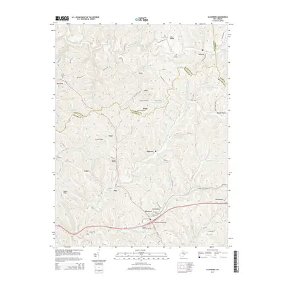 2014 Map of Ellenboro, 2014 Print