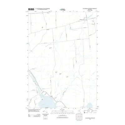 2013 Map of Ellenburg Center, 2013 Print