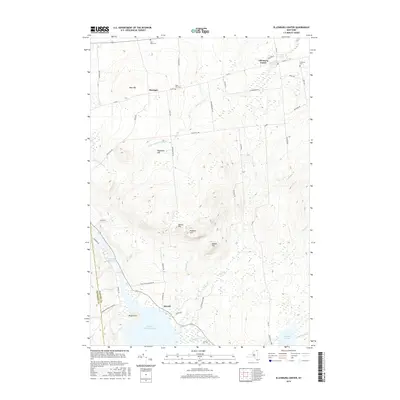2016 Map of Ellenburg Center, 2016 Print