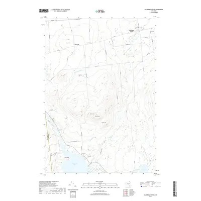 2019 Map of Ellenburg Center, 2019 Print