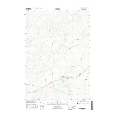 2016 Map of Ellenburg Depot, 2016 Print