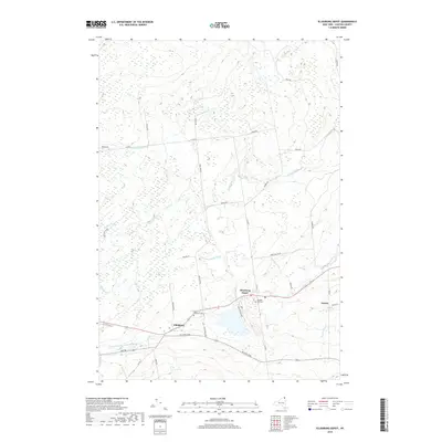 2019 Map of Ellenburg Depot, 2019 Print
