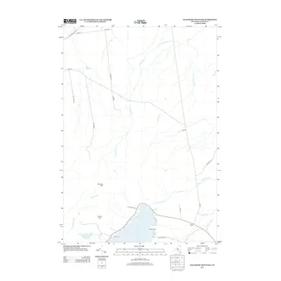 2013 Map of Ellenburg Mountain, 2013 Print