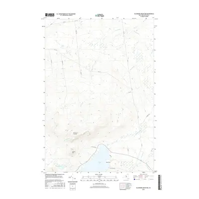 2016 Map of Ellenburg Mountain, 2016 Print