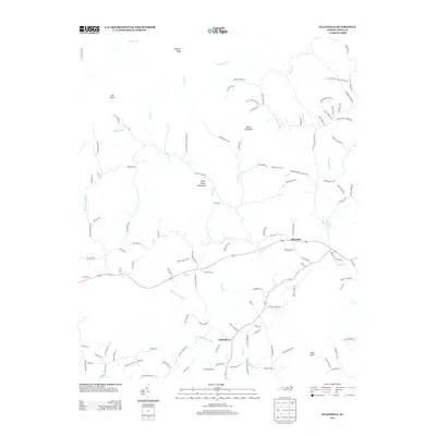 2013 Map of Ellendale, 2013 Print
