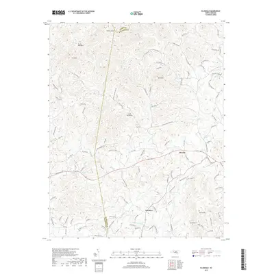 2019 Map of Ellendale, 2019 Print