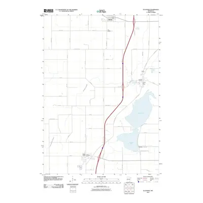 2010 Map of Ellendale, 2010 Print