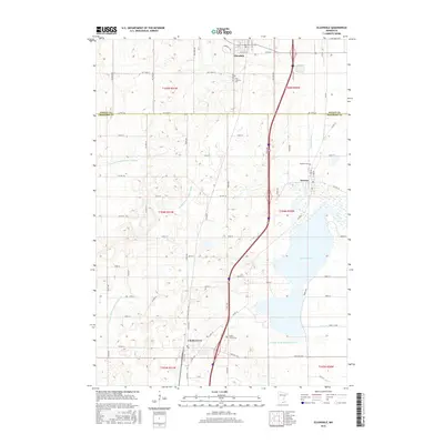 2016 Map of Ellendale, 2016 Print