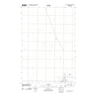 2011 Map of Ellendale North, 2011 Print