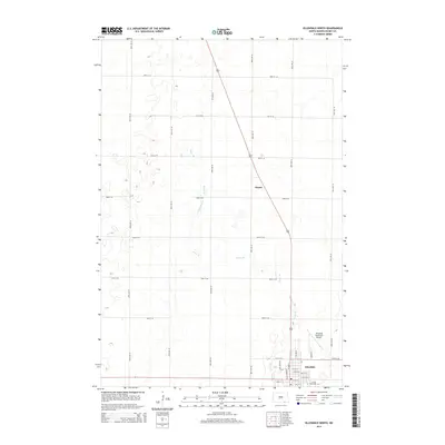 2014 Map of Ellendale North, 2014 Print