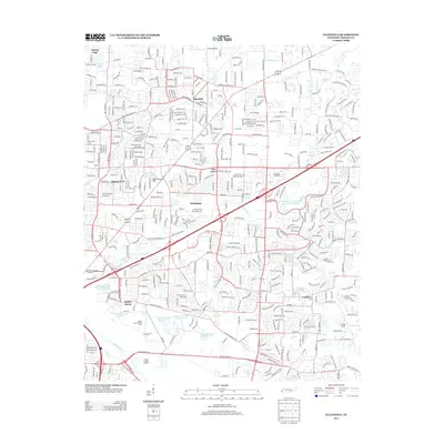 2013 Map of Ellendale, 2013 Print