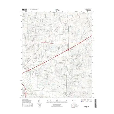 2016 Map of Ellendale, 2016 Print